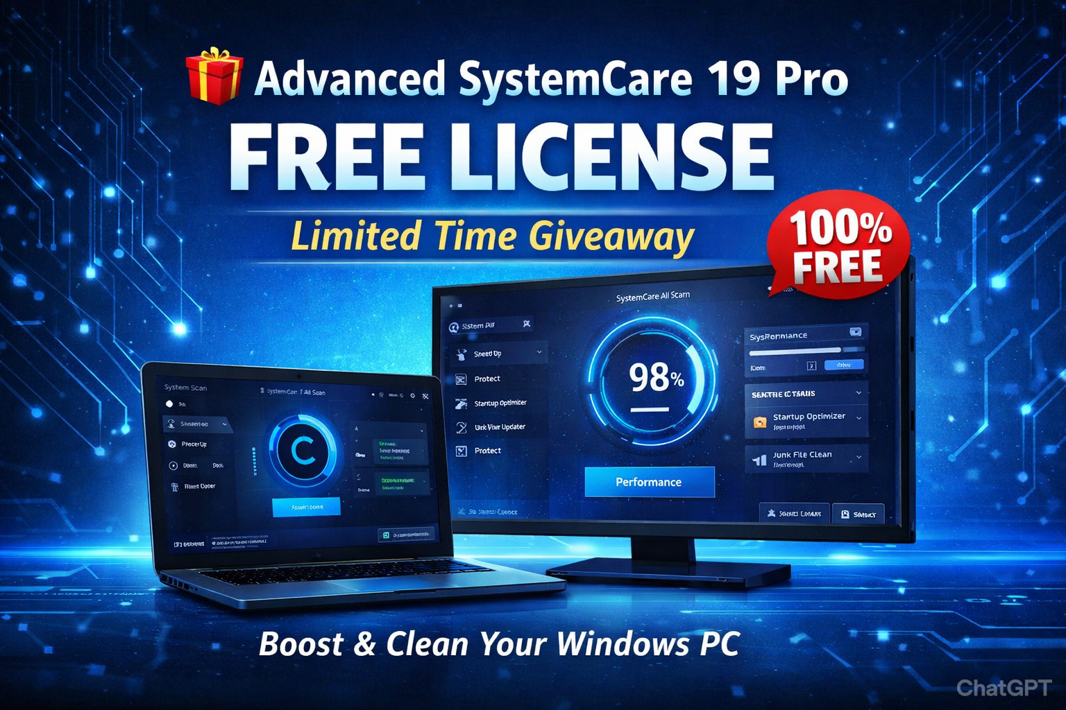 Giveaway IObit Advanced SystemCare 19 Pro – Îmbunătățește-ți PC-ul și confidențialitatea! - Dacă PC-ul tău cu Windows este lent, durează o veșnicie să pornească sau are probleme cu navigarea lentă, este timpul pentru un upgrade de performanță și confidențialitate. Advanced SystemCare 19 Pro de la IObit este aici pentru a te ajuta.